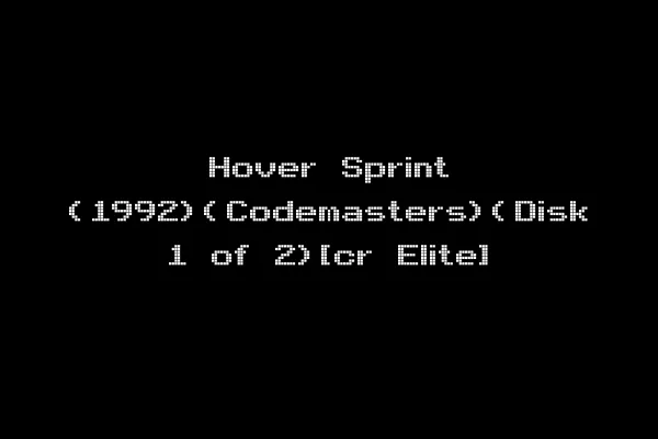 Hover Sprint (1992)(Codemasters)(Disk 1 of 2)[cr Elite]