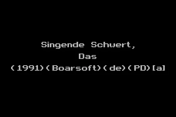 Singende Schwert, Das (1991)(Boarsoft)(de)(PD)[a]