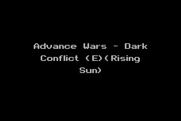 Advance Wars - Dark Conflict (E)(Rising Sun)