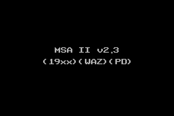 MSA II v2.3 (19xx)(WAZ)(PD)