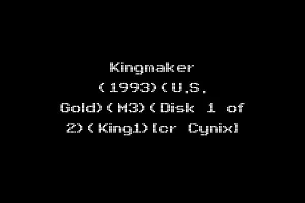 Kingmaker (1993)(U.S. Gold)(M3)(Disk 1 of 2)(King1)[cr Cynix]