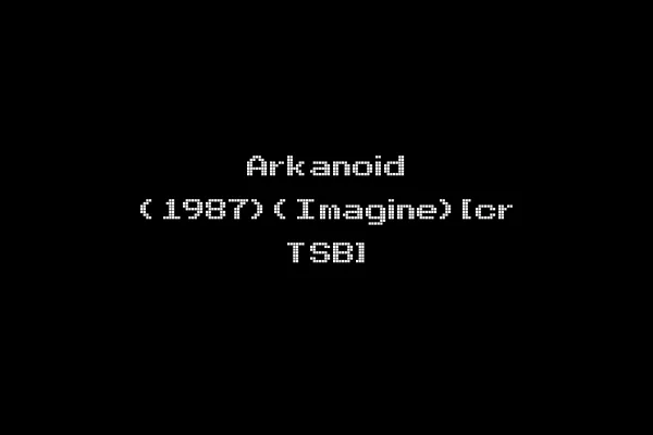 Arkanoid (1987)(Imagine)[cr TSB]