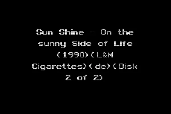 Sun Shine - On the sunny Side of Life (1990)(L&M Cigarettes)(de)(Disk 2 of 2)