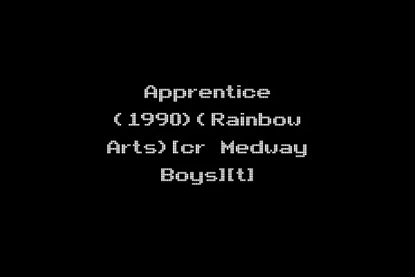Apprentice (1990)(Rainbow Arts)[cr Medway Boys][t]