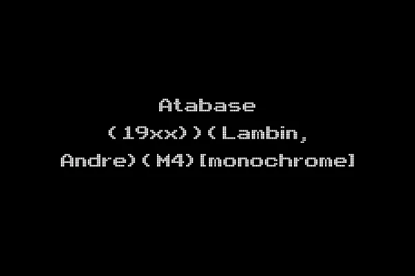 Atabase (19xx))(Lambin, Andre)(M4)[monochrome]