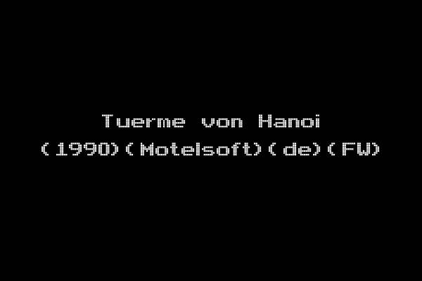 Tuerme von Hanoi (1990)(Motelsoft)(de)(FW)