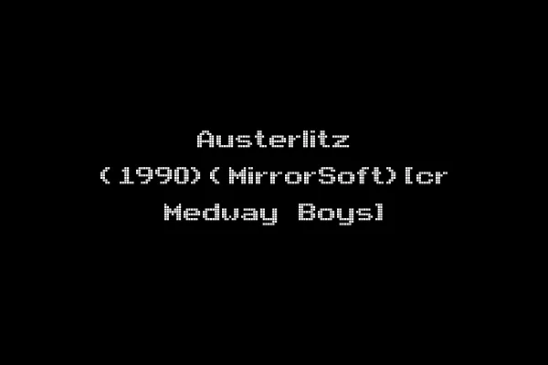 Austerlitz (1990)(MirrorSoft)[cr Medway Boys]