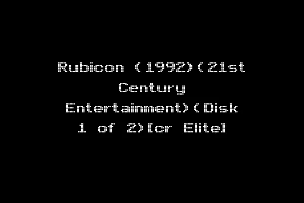 Rubicon (1992)(21st Century Entertainment)(Disk 1 of 2)[cr Elite]