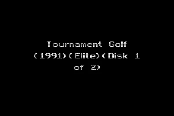 Tournament Golf (1991)(Elite)(Disk 1 of 2)