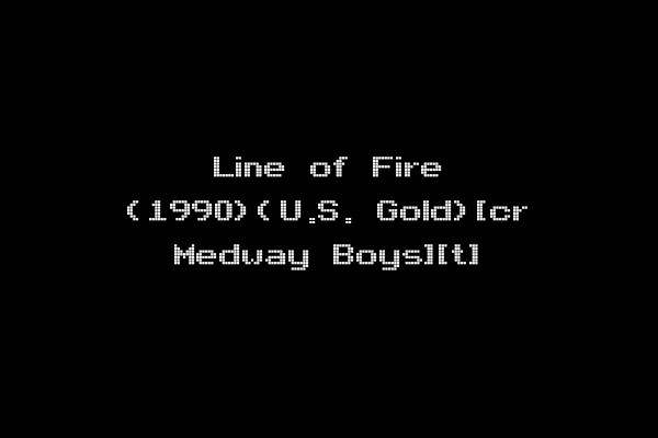 Line of Fire (1990)(U.S. Gold)[cr Medway Boys][t]