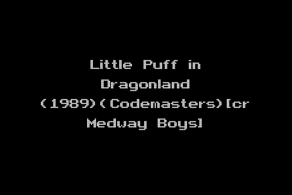 Little Puff in Dragonland (1989)(Codemasters)[cr Medway Boys]