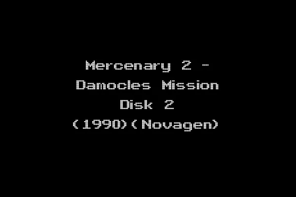 Mercenary 2 - Damocles Mission Disk 2 (1990)(Novagen)