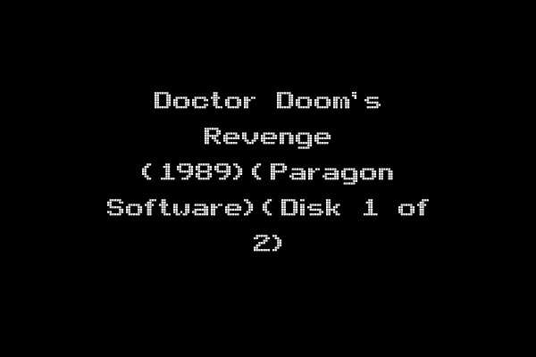 Doctor Doom's Revenge (1989)(Paragon Software)(Disk 1 of 2)