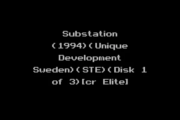 Substation (1994)(Unique Development Sweden)(STE)(Disk 1 of 3)[cr Elite]