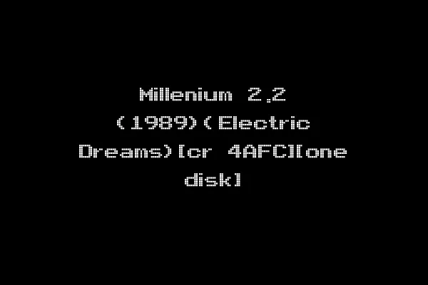 Millenium 2.2 (1989)(Electric Dreams)[cr 4AFC][one disk]