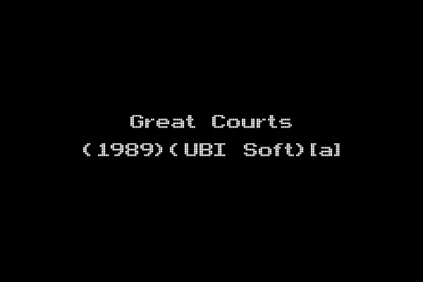 Great Courts (1989)(UBI Soft)[a]