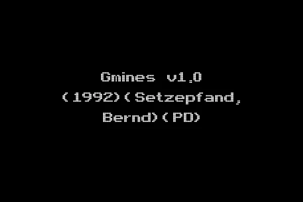 Gmines v1.0 (1992)(Setzepfand, Bernd)(PD)