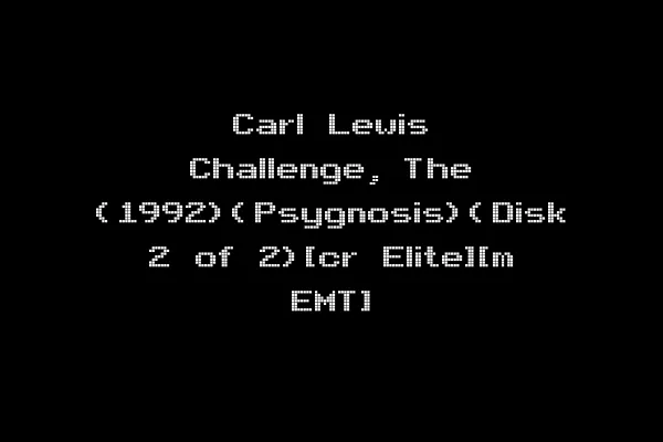 Carl Lewis Challenge, The (1992)(Psygnosis)(Disk 2 of 2)[cr Elite][m EMT]