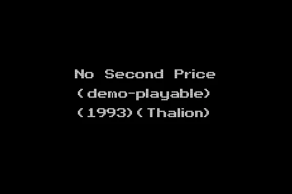No Second Price (demo-playable) (1993)(Thalion)