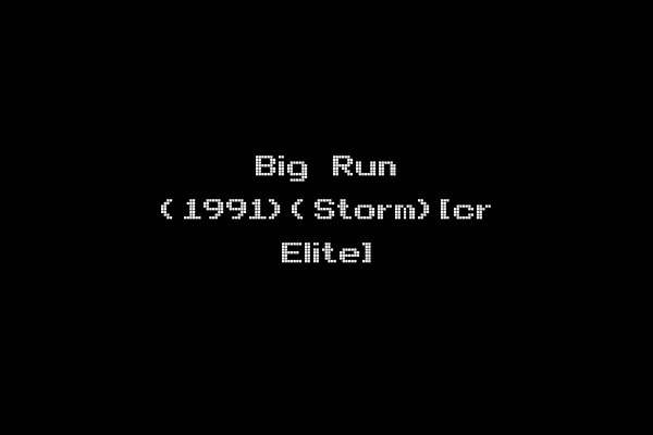Big Run (1991)(Storm)[cr Elite]