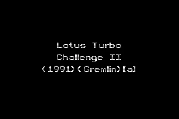 Lotus Turbo Challenge II (1991)(Gremlin)[a]