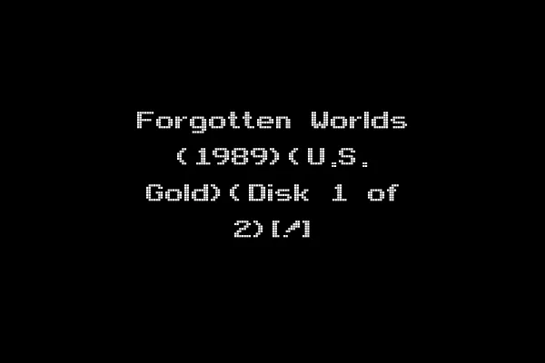 Forgotten Worlds (1989)(U.S. Gold)(Disk 1 of 2)[!]