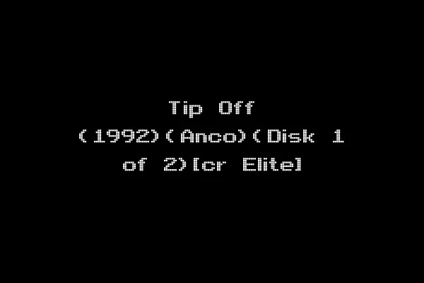Tip Off (1992)(Anco)(Disk 1 of 2)[cr Elite]
