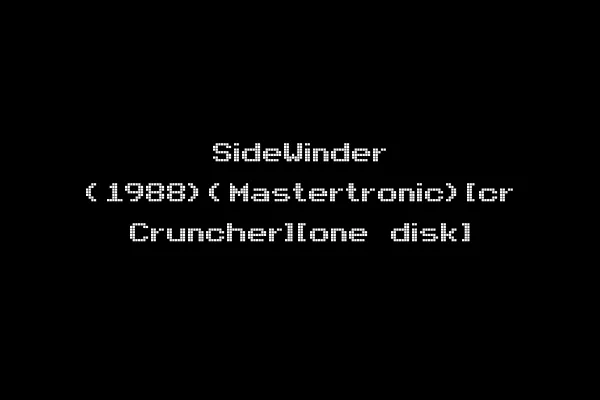 SideWinder (1988)(Mastertronic)[cr Cruncher][one disk]