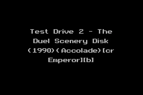 Test Drive 2 - The Duel Scenery Disk (1990)(Accolade)[cr Emperor][b]