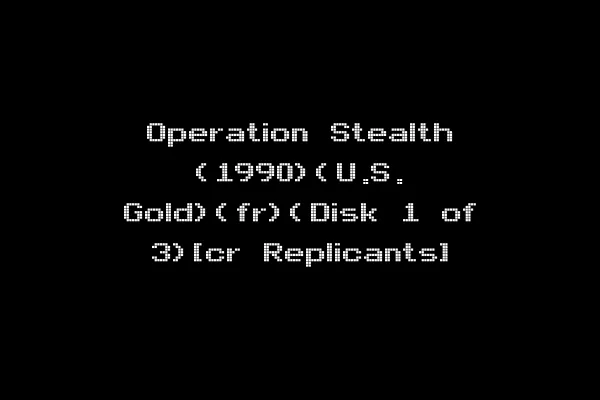 Operation Stealth (1990)(U.S. Gold)(fr)(Disk 1 of 3)[cr Replicants]