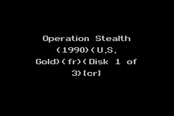 Operation Stealth (1990)(U.S. Gold)(fr)(Disk 1 of 3)[cr]