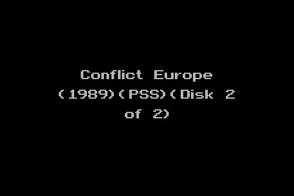 Conflict Europe (1989)(PSS)(Disk 2 of 2)