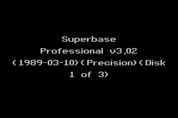 Superbase Professional v3.02 (1989-03-10)(Precision)(Disk 1 of 3)