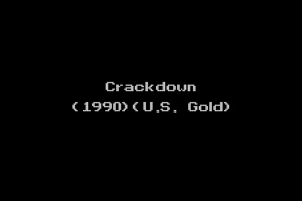 Crackdown (1990)(U.S. Gold)