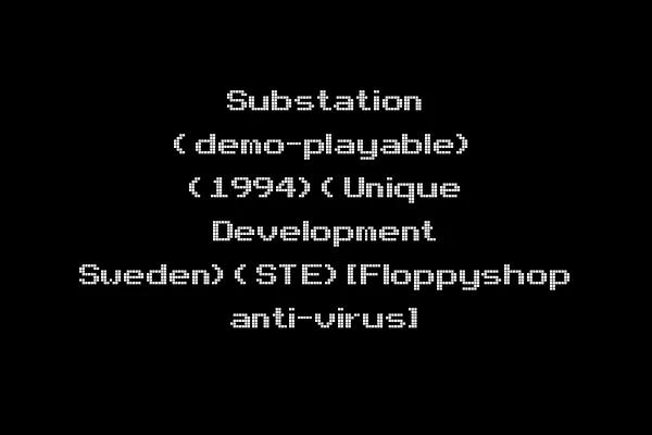 Substation (demo-playable) (1994)(Unique Development Sweden)(STE)[Floppyshop anti-virus]