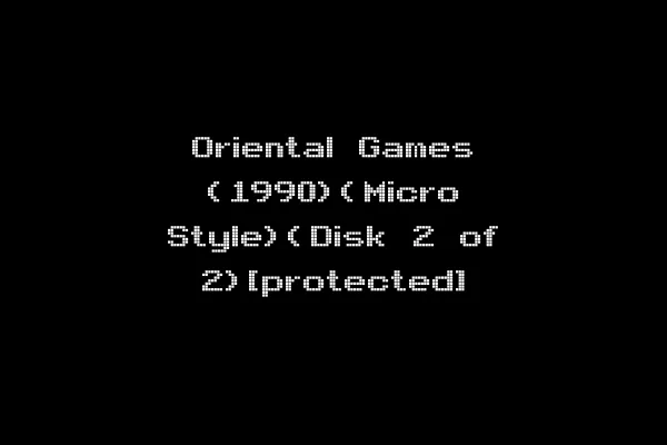 Oriental Games (1990)(Micro Style)(Disk 2 of 2)[protected]