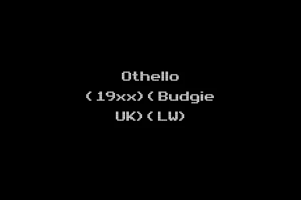 Othello (19xx)(Budgie UK)(LW)