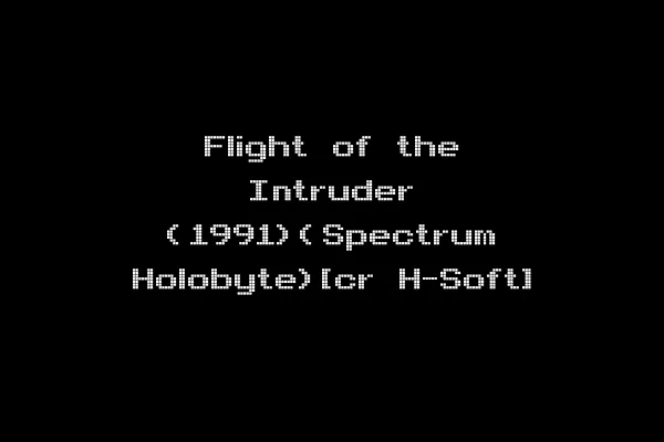 Flight of the Intruder (1991)(Spectrum Holobyte)[cr H-Soft]