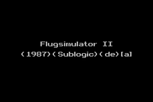Flugsimulator II (1987)(Sublogic)(de)[a]