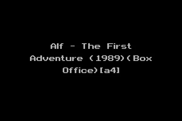 Alf - The First Adventure (1989)(Box Office)[a4]