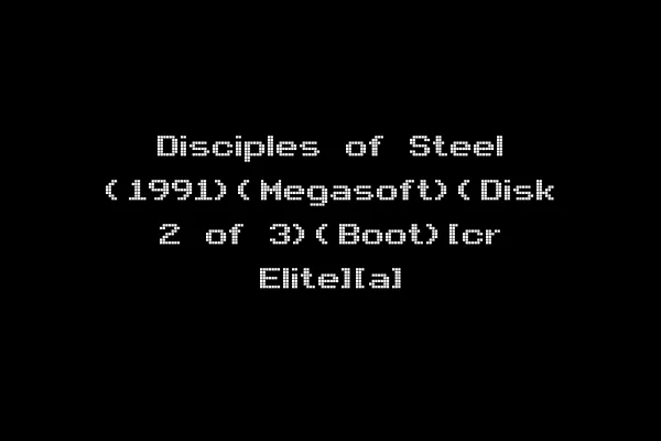 Disciples of Steel (1991)(Megasoft)(Disk 2 of 3)(Boot)[cr Elite][a]