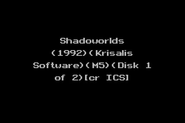 Shadoworlds (1992)(Krisalis Software)(M5)(Disk 1 of 2)[cr ICS]