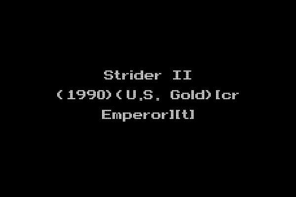 Strider II (1990)(U.S. Gold)[cr Emperor][t]