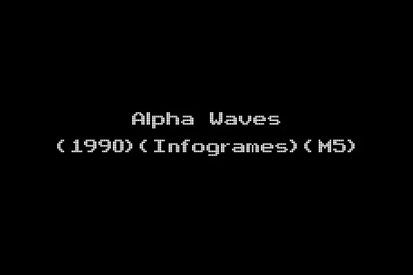 Alpha Waves (1990)(Infogrames)(M5)