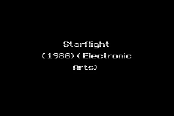 Starflight (1986)(Electronic Arts)