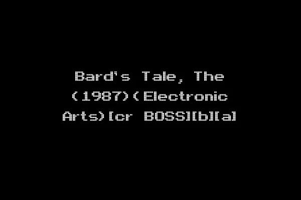 Bard's Tale, The (1987)(Electronic Arts)[cr BOSS][b][a]