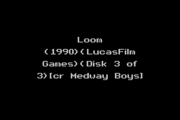 Loom (1990)(LucasFilm Games)(Disk 3 of 3)[cr Medway Boys]