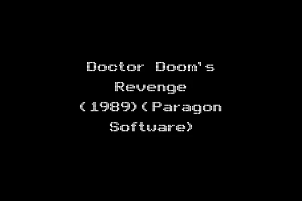 Doctor Doom's Revenge (1989)(Paragon Software)