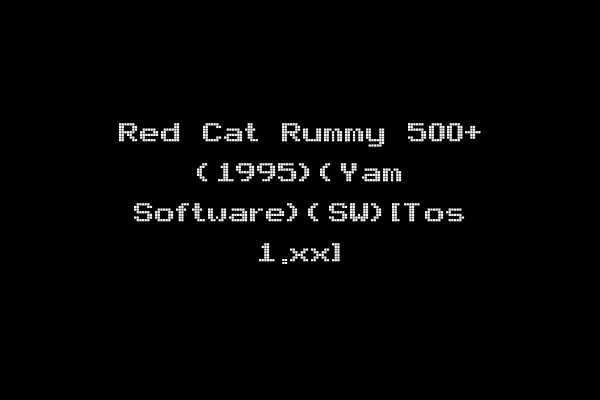Red Cat Rummy 500+ (1995)(Yam Software)(SW)[Tos 1.xx]