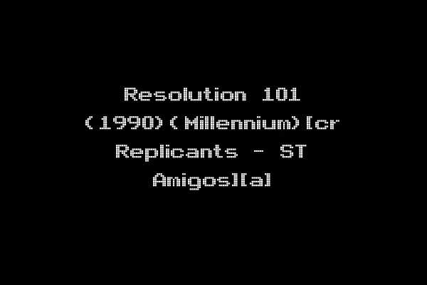 Resolution 101 (1990)(Millennium)[cr Replicants - ST Amigos][a]